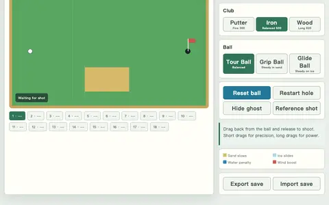 Pocket Golf: Three Courses